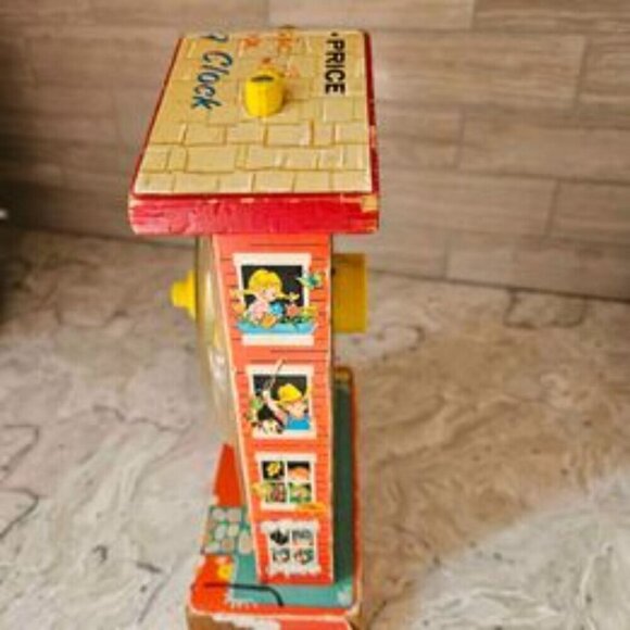 Vintage Fisher Price Teaching Clock and Telephone - Picture 4 of 10